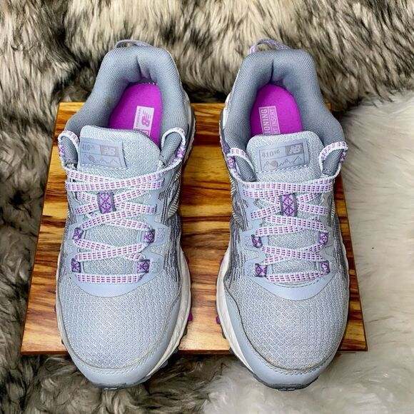 New Balance Womens 410 V6 WT410LL6 Gray/Purple Running Shoes Sneakers Sz 5B/35EU - Picture 10 of 10